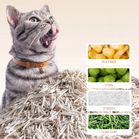 Bonnes réductions en gros, litière pour chat en tofu mélangée, sans poussière, hautement absorbante, forte absorption des odeurs