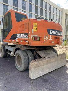 Excavatrice multifonctionnelle sur chenilles originale de la Corée DOOSAN WA150-7 Hyundai à haut rendement en bon état d'occasion en vente - Product Image 3