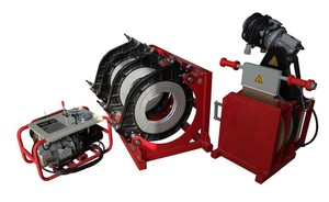 160-315mm hidráulico trasero fusión de HDPE de plástico <span class=keywords><strong>ppr</strong></span>/máquina de soldadura de tuberías - Product Image 2