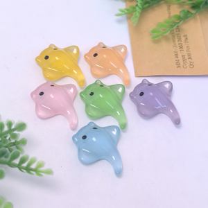 Figurine miniature en résine 3D mignonne <span class=keywords><strong>de</strong></span> raie, lumineuse, pour jardin féerique, maison <span class=keywords><strong>de</strong></span> poupée, micro-paysage, artisanat DIY, décoration - Product Image 4