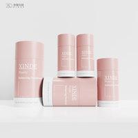 XINDE Nouveaux flacons cosmétiques en plastique PET de 75 ml pour baume corporel, crème BB, déodorant en gel, tubes à système push-up