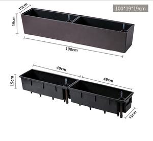 YIZHITANG Grand 100X19X19 <span class=keywords><strong>cm</strong></span> Rectangulaire Pépinière Pots Vassaux Transparent Tenture Murale en Plastique Décoration de la Maison pour Jardin - Product Image 6