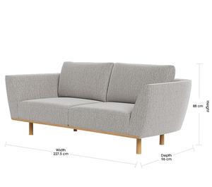 आधुनिक यूरोपीय डिजाइन चिकना साफ रेखा असलस्टर्ड सोफे परिवर्तनीय लकड़ी के पैरों की प्राचीन उपस्थिति घर के लिए प्राचीन उपस्थिति - Product Image 6