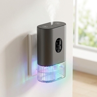 Diffuseur d'arômes sans eau à commande tactile pour huiles essentielles pures, avec application intelligente Wi-Fi et bouteille en verre de 50 ml