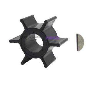 Impeller de pompe à eau pour moteurs hors-bord Yamaha, compatible avec 662-44352, clé 90280-03024, en caoutchouc durable, type vortex fermé - Product Image 4