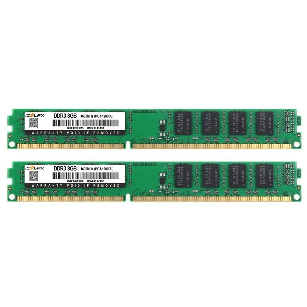 ICOOLAX高性能メモリRAM DDR3 1066mhz 1333mhz 1600mhz 2GB 4GB 8GB深センデスクトップノートブック中古在庫CERohsFCC