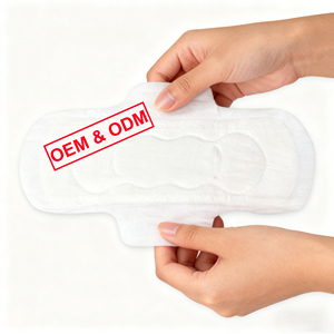Produits d'hygiène féminine OEM Culottes pour femmes Doublure Coton organique Menstruel pour femmes Serviettes de table <span class=keywords><strong>Serviette</strong></span> hygiénique de nuit - Product Image 1