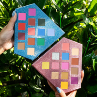 Palettes de maquillage hautement pigmentées, marque privée, luxe, véganes et sans cruauté, palette d'ombres à paupières nude, logo personnalisé