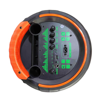 Altavoz Portátil Inalámbrico BT 5.0 Profesional Recargable de 8 Pulgadas, 2.0 Canales, para DJ, Karaoke, Exterior, RGB, 20W, Compatible con Aplicaciones, con Altavoces Integrados