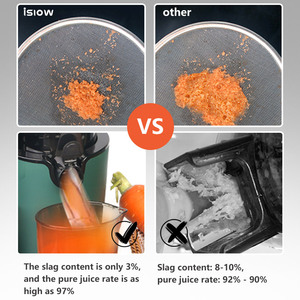 103sj nhà máy bán buôn điện Rau Trái Cây Miệng Lớn Báo Chí lạnh máy ép trái cây Masticating chậm máy ép trái cây - Product Image 4