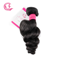 CLJhair Alibaba Achats en ligne Paquets de cheveux humains Vague lâche avec fermeture