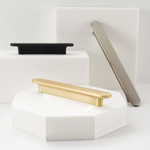 ลูกบิดรูปตัวทีขนาดใหญ่แบบเรียบง่ายสไตล์ยุโรปสำหรับตู้เสื้อผ้าลิ้นชักตู้ลิ้นชักห้องน้ำห้องครัวโรงแรม-รายการใหม่วัสดุสังกะสี - Product Image 1