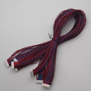 Tùy chỉnh 30 40 pin LVDS Cáp hiển thị PVC cách nhiệt cắm dây khai thác kết nối cho xe máy màn hình <span class=keywords><strong>LCD</strong></span> Flex Ribbon Cáp - Product Image 3