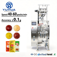 Machine de remplissage et d'emballage de sachets de sauce tomate, de pâte de tomate, de ketchup, de catchup YH 2-150ML