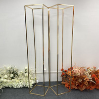 Arche en métal en acier inoxydable pour les mariages Bienvenue Zone Décoration Fond Nouveau Mariage Toile de Fond Décorations de Scène