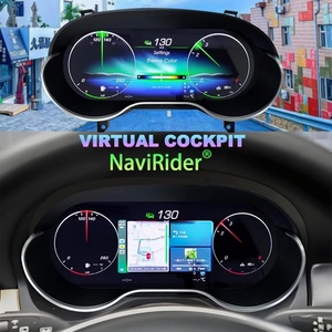 หน้าจอ LCD แดชบอร์ดสำหรับรถเบนซ์ A-Class W176 GLA X156 CLA X117 ปี 2013-2019 พร้อม GPS มาตรวัดความเร็ว แผงหน้าปัดอัจฉริยะ คลัสเตอร์เสมือนจริง ห้องนักบินเสมือน - Product Image 1