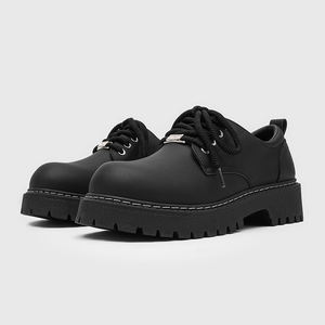 Nuevas <span class=keywords><strong>Botas</strong></span> Clásicas de Ante Sintético para Hombre, Estilo Italiano, Tallas 37-46, Color Negro, con Cordones, de Fabricante a Bajo Precio - Product Image 3