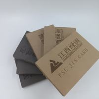 Panneaux MDF HDF certifiés durables, noirs, haute densité, imperméables, poncés, écologiques, pour chambre et cuisine, épaisseur 15-18 mm