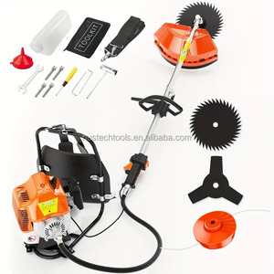 Débroussailleuse thermique 2 temps 52 cm³ avec réservoir de carburant de 0,64 L et coupe-bordures à dos en nylon - Product Image 2