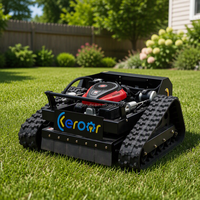 Tondeuse robot télécommandée à essence industrielle 4 temps 196cc de haute qualité pour usage domestique, agricole et de jardin