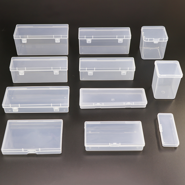 Белый маленький прозрачный мини-футляр для косметики