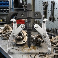 Juego de Extractores de Engranajes de 3 Mordazas, Juego de Extractores de Rodamientos para Reparación de Automóviles, Taller Mecánico