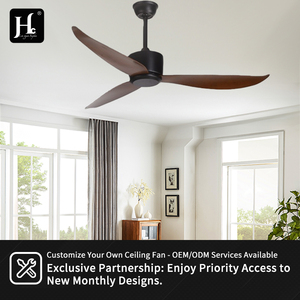 พัดลมเพดานดีซี บีแอลดีซี ขนาด 52 นิ้ว 3 ใบพัด วัสดุ ABS พร้อมรีโมทคอนโทรล ระบบจ่ายลม 3 ระดับ สไตล์โมเดิร์นแบบมินิมอล - Product Image 5