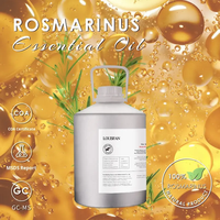 Huile Essentielle de Romarin du Maroc 100% Pure Distillée Biologique 1kg pour Massage, Croissance Capillaire, Corps et Visage - Huiles de Rosmarinus Officinalis OEM
