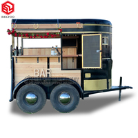 Remorque Mobile pour Salon de café, appareil à customiser, pour nourriture, Bar de bière, équitation, camion de crème glacée, 9 pouces