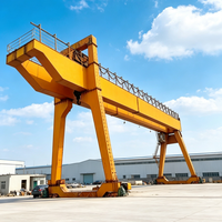 Grue portique extérieure à double poutre résistante au vent avec interrupteur de fin de course transversal