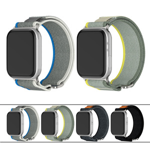Trendybay de nailon transpirable de tela exclusiva de nuevo diseñador para Apple Watch Bands Series 8 7 SE 40 MM Ultra 49mm Trail Loop Strap - Product Image 6