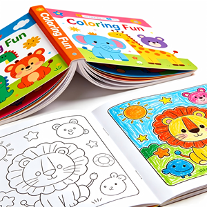 Livre pour enfants personnalisé de haute qualité <span class=keywords><strong>avec</strong></span> couverture rigide, papier d'art gaufré et jaquette en carton ondulé pour cadeau éducatif - Product Image 3