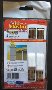 Attaches pour housse de planche à repasser FHP, lot de 4, en <span class=keywords><strong>polyester</strong></span> et fer, design pliable pour literie - Product Image 6
