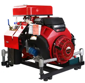 गुणवत्तापूर्ण अग्नि उपकरण जापानी गैसोलीन इंजन 27 एचपी पोर्टेबल अग्निशमन केन्द्रापसारक जल पंप