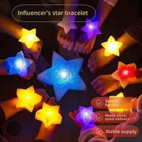 Kreatives Plastik-Handsternlicht mit LED-Handgelenkbeleuchtung für Aufführungen & Konzerte Atmosphärenlicht Pentagramm-Requisite Großhandel