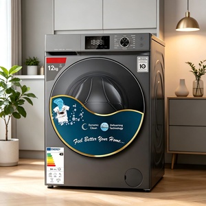 <span class=keywords><strong>Lavadora</strong></span> de 12 kg y <span class=keywords><strong>Secadora</strong></span> de 13 kg con Inversor, Conjunto Apilable de Carga Frontal, Modelo de Comercio Exterior para Proyectos Mayoristas - Product Image 5