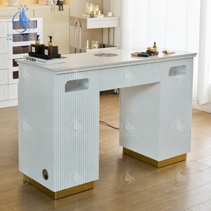 <span class=keywords><strong>Mesa</strong></span> <span class=keywords><strong>de</strong></span> Manicura <span class=keywords><strong>de</strong></span> Lujo con un Solo Espacio <span class=keywords><strong>de</strong></span> Almacenamiento, <span class=keywords><strong>Mesa</strong></span> <span class=keywords><strong>de</strong></span> Salón para Uñas con Muchos Cajones - Product Image 2