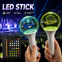 Longstargift, fournisseur mondial d'événements, éclairage RGB personnalisé, bâton lumineux LED pour concert