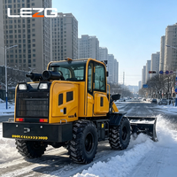 Chargeuse sur pneus hydraulique diesel de 3 tonnes, 4x4, transmission intégrale, machine de chantier