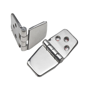 Stainless Steel 316 Marine Flush Covered Strap Hinge With Cover Caps 76x40x2mm Ship Kayaks <b>Yacht</b> Boat Hardware Deck Door Marine - Product Image 5