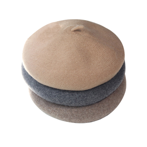 Vente en gros de béret français de haute qualité pour adultes bérets d'hiver en laine chapeau béret en <span class=keywords><strong>tricot</strong></span> chaud à la mode pour femmes fêtes pêche - Product Image 2