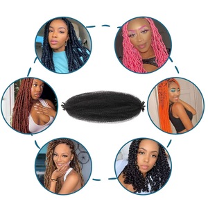 Nhà Máy Bán buôn 24inch 3x pre-tách ra Crochet Bím Tóc Tóc tổng hợp Marley bện tóc afro mùa xuân <span class=keywords><strong>Twist</strong></span> - Product Image 6
