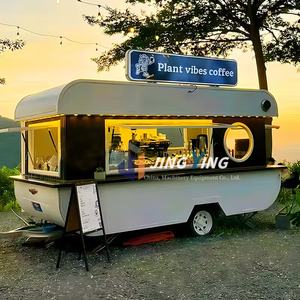 รถพ่วงพิซซ่าพร้อมเตาอบไม้อัดแน่นสำหรับพิซซ่าแสนอร่อยในงานเทศกาลและกิจกรรมต่างๆ - Product Image 1