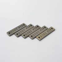 Plaques métalliques gravées Ss Plaque signalétique en acier inoxydable Logo gravé Plaques nominatives