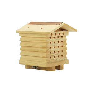 Personalizado hecho a mano al aire libre sin terminar <span class=keywords><strong>de</strong></span> pino macizo <span class=keywords><strong>de</strong></span> <span class=keywords><strong>madera</strong></span> <span class=keywords><strong>abejorro</strong></span> casa Mason colmena apicultura caja <span class=keywords><strong>de</strong></span> insectos Hotel - Product Image 1