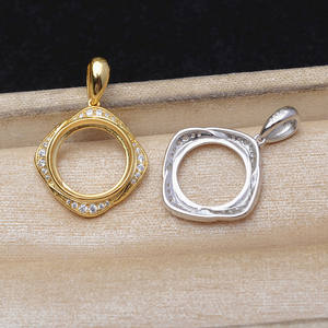 Boucles d'oreilles vintage en argent S925 en forme de cheval avec pendentif de 13,6 à 13,8 mm, accessoire de bricolage, chaîne en acier plaqué or, apprêts de bijoux JG6091 - Product Image 3