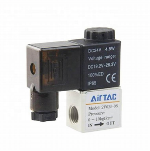 AIRTAC Original 2V025-08 2V025-06 de 2 Vías |   Solenoide de Dos Posiciones y Dos Vías para Control de Fluidos Serie 2V - Product Image 5
