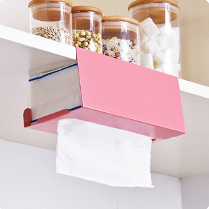 Support mural en fer pour essuie-tout sous l'armoire, 23,5x11x9,4cm, type crochet, pour rangement de cuisine – Produits domestiques de haute qualité - Product Image 3