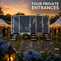Inodoro Portátil Prefabricado Moderno Wetruth para Acampar al Aire Libre con Estructura de Panel EPS, Diseño Gráfico y Suministro del Fabricante