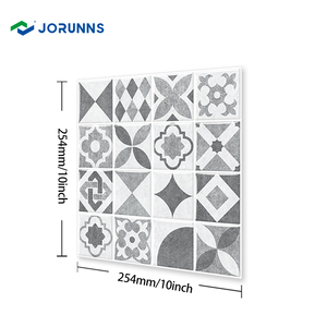 Jorunns 3D Vintage Gris Carrelage Mural Stickers Imperméable Peel Stick Dalle Murale pour Mur Intérieur avec Bon Prix - Product Image 3